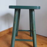 Solid pine stool