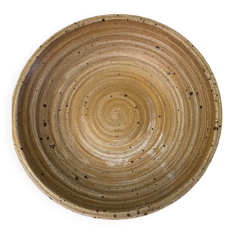 Plat en grès artisanal