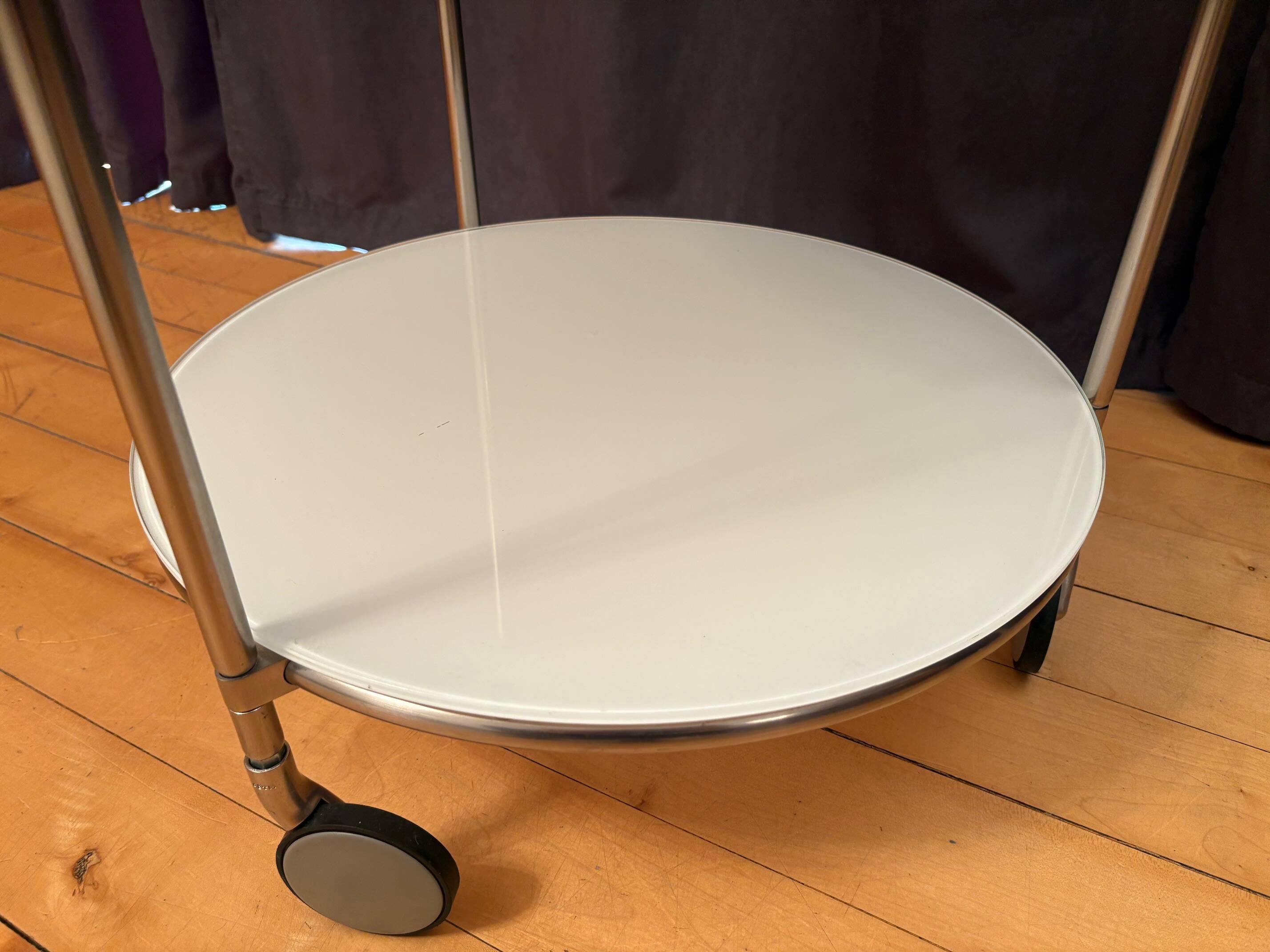 Mobile side table designed by Ehlen Johansson, Ikea, Sweden, 1970s