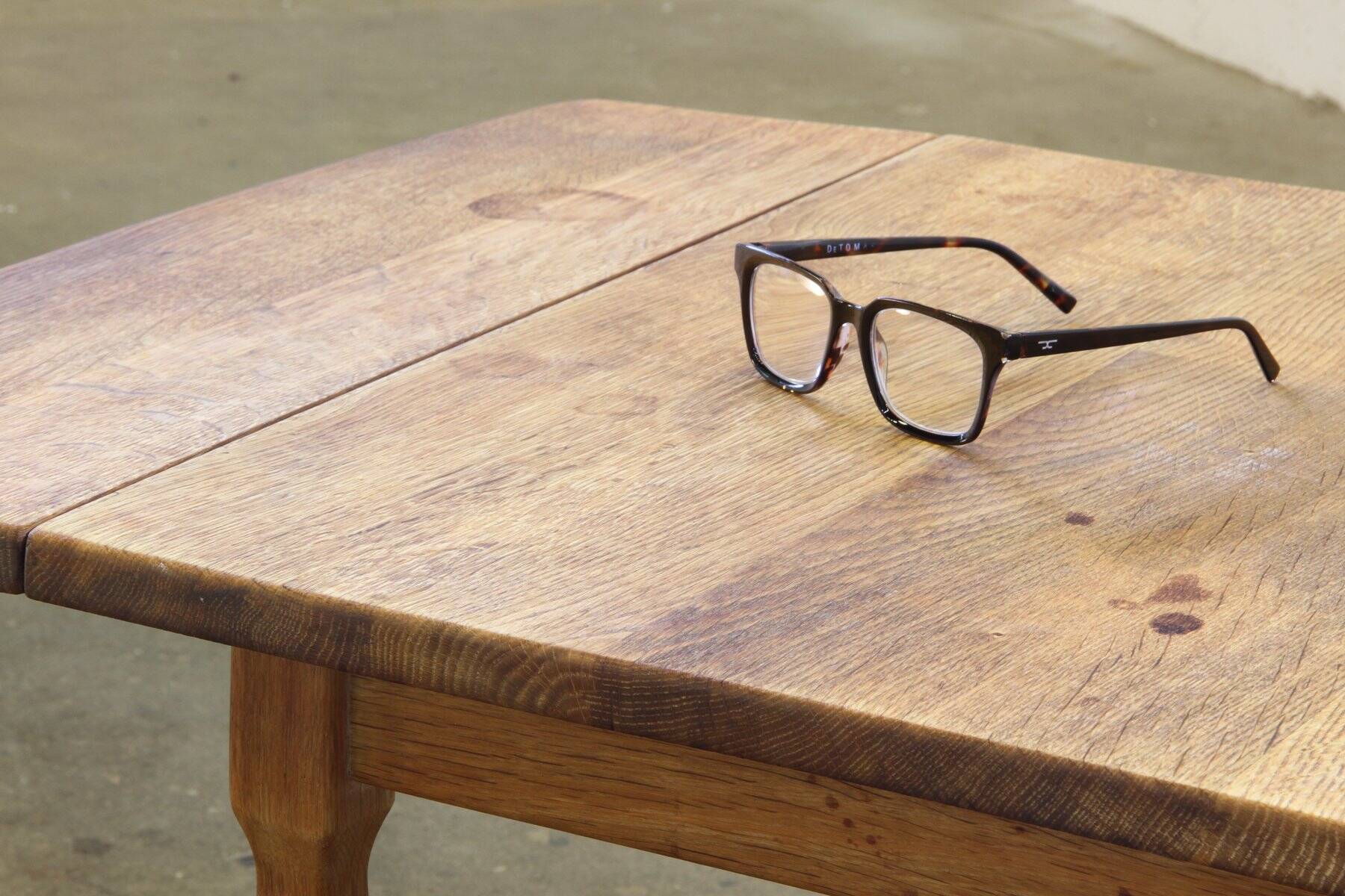 Mid-century brutalist Danish coffee table in oak attributed to Kjærnulf, 1960s