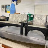 Cassina Hill House Set, Sofa and easy chair by Charles Rennie Mackintosh