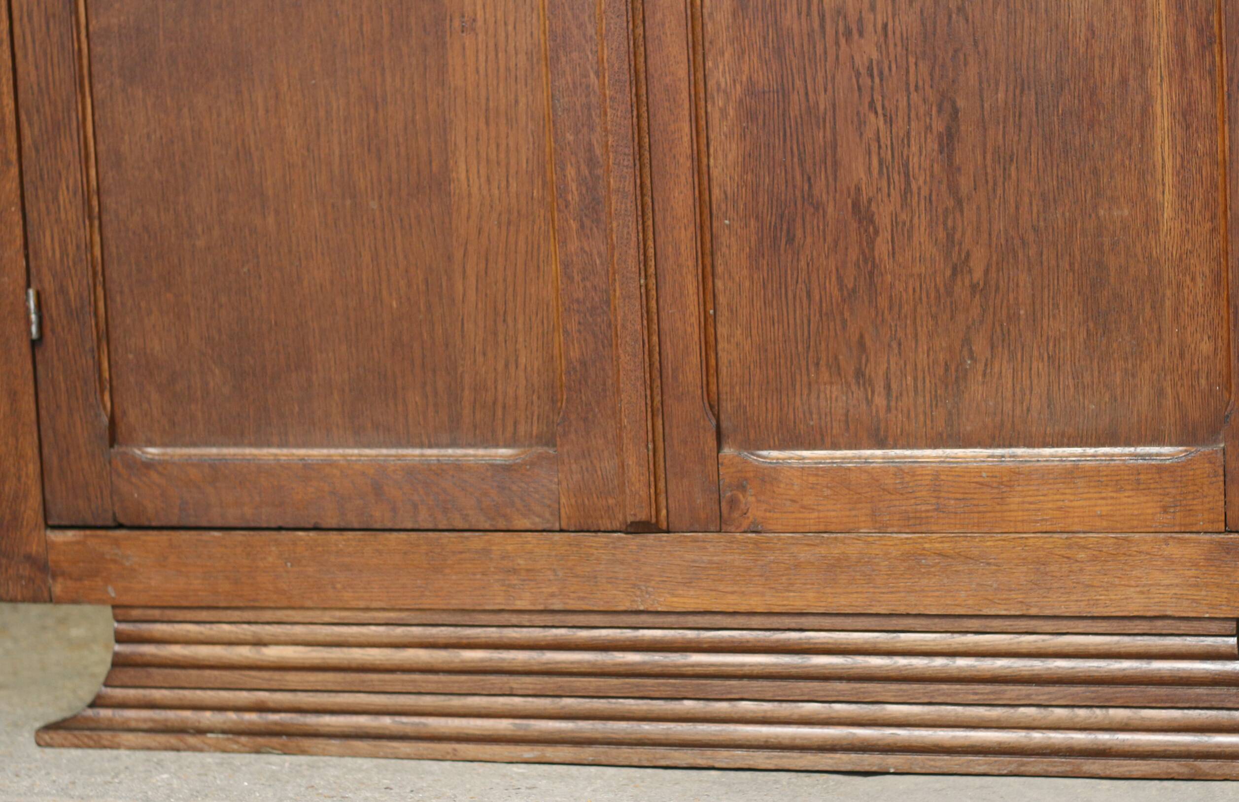 Large Art Deco Parisian wardrobe, original patina.