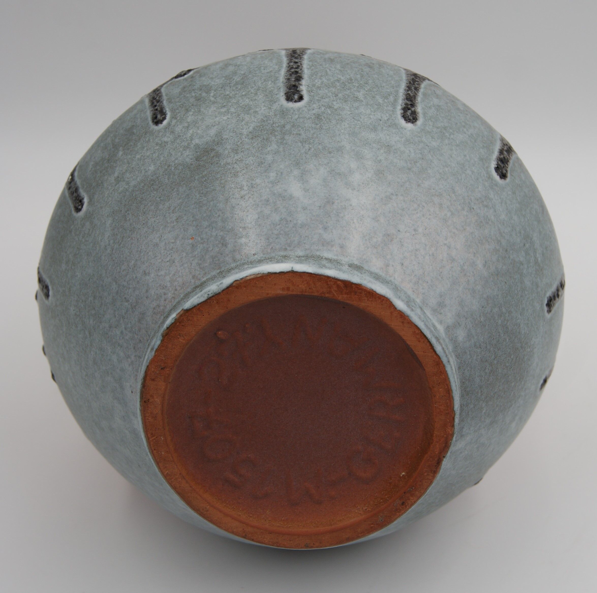 Ceramic vase Fat Lava 1 handle Carstens Germany