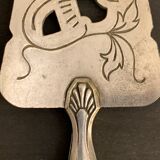 Silver metal pie server