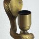 Lampe cobra en bronze 