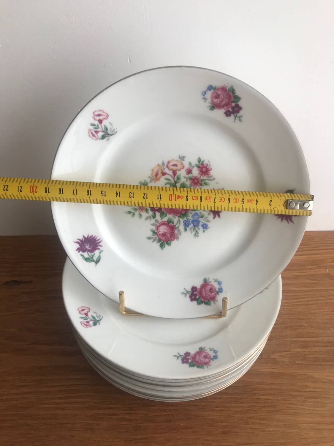 8 Limoges Porcelain Dessert Plates Signed PCL Fleurs 🌺 France