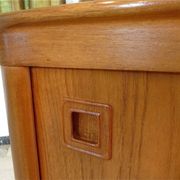Mid-century Danish modern teak sideboard by Henry W. Klein for Bramin 1960s