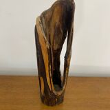 Old Candle Holder Michel MOLAC Driftwood Sculpture Vintage #C051