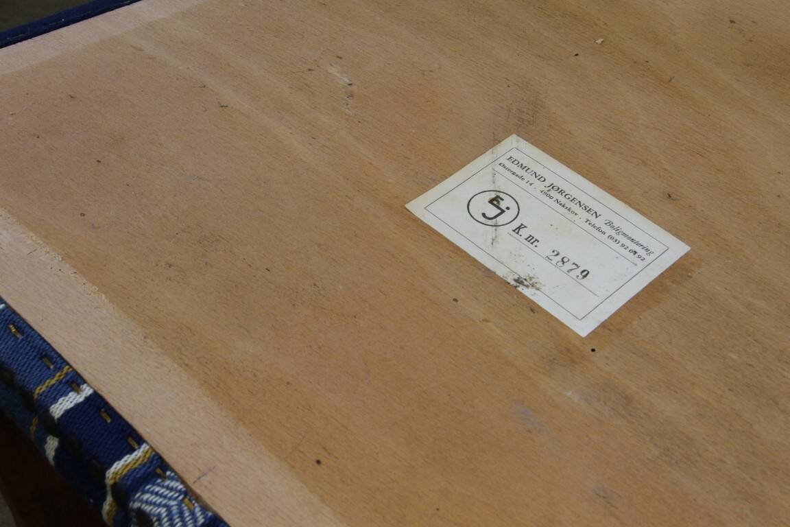 Vintage 1960s Danish Brutalist Oak High Back Chairs style of Henning Kjærnulf