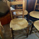 Series of 4 oak chairs mulched 50s