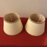 4 lampshades, including 1 free, cream and black