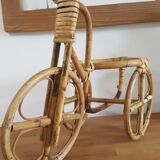 Rattan tricycle plant door