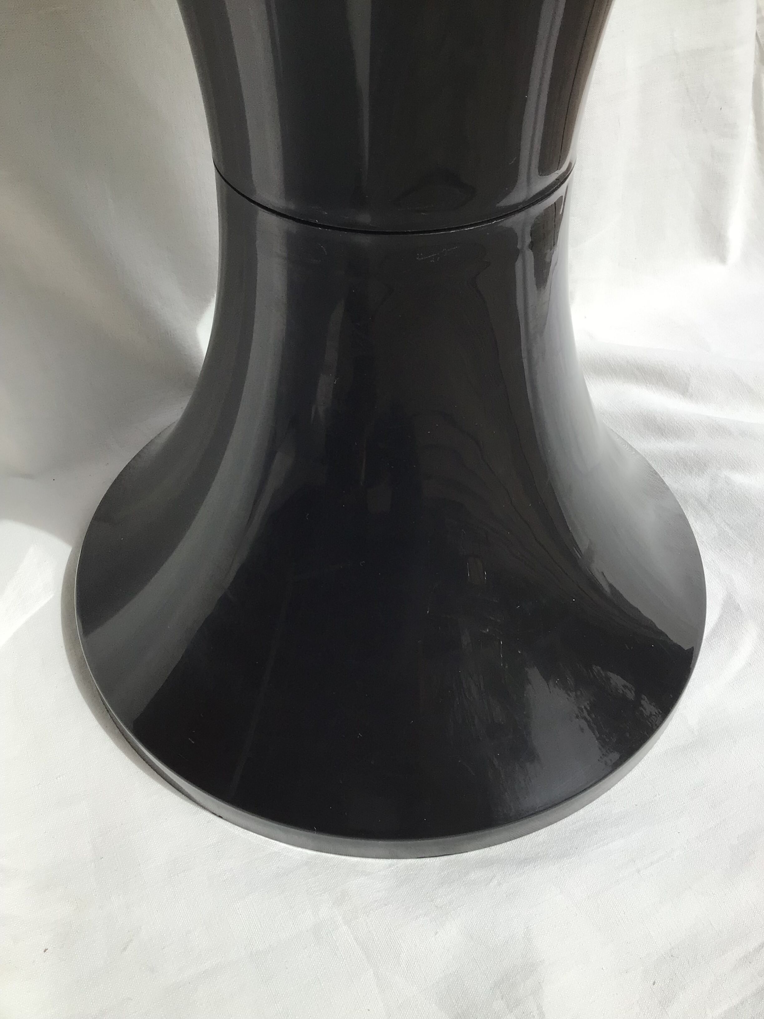 Black vintage Tam Tam stool