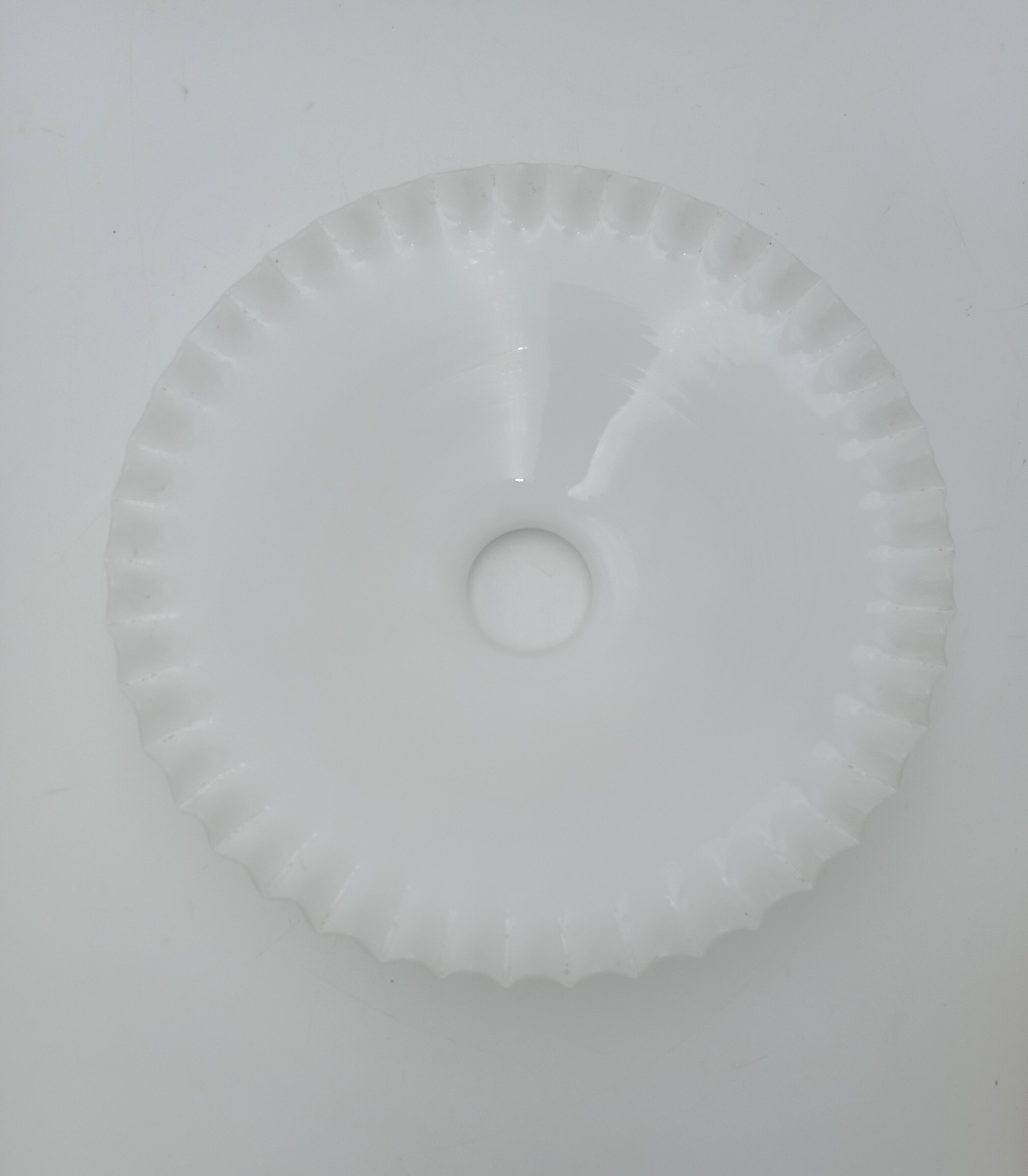 Lampshade suspension opaline lace