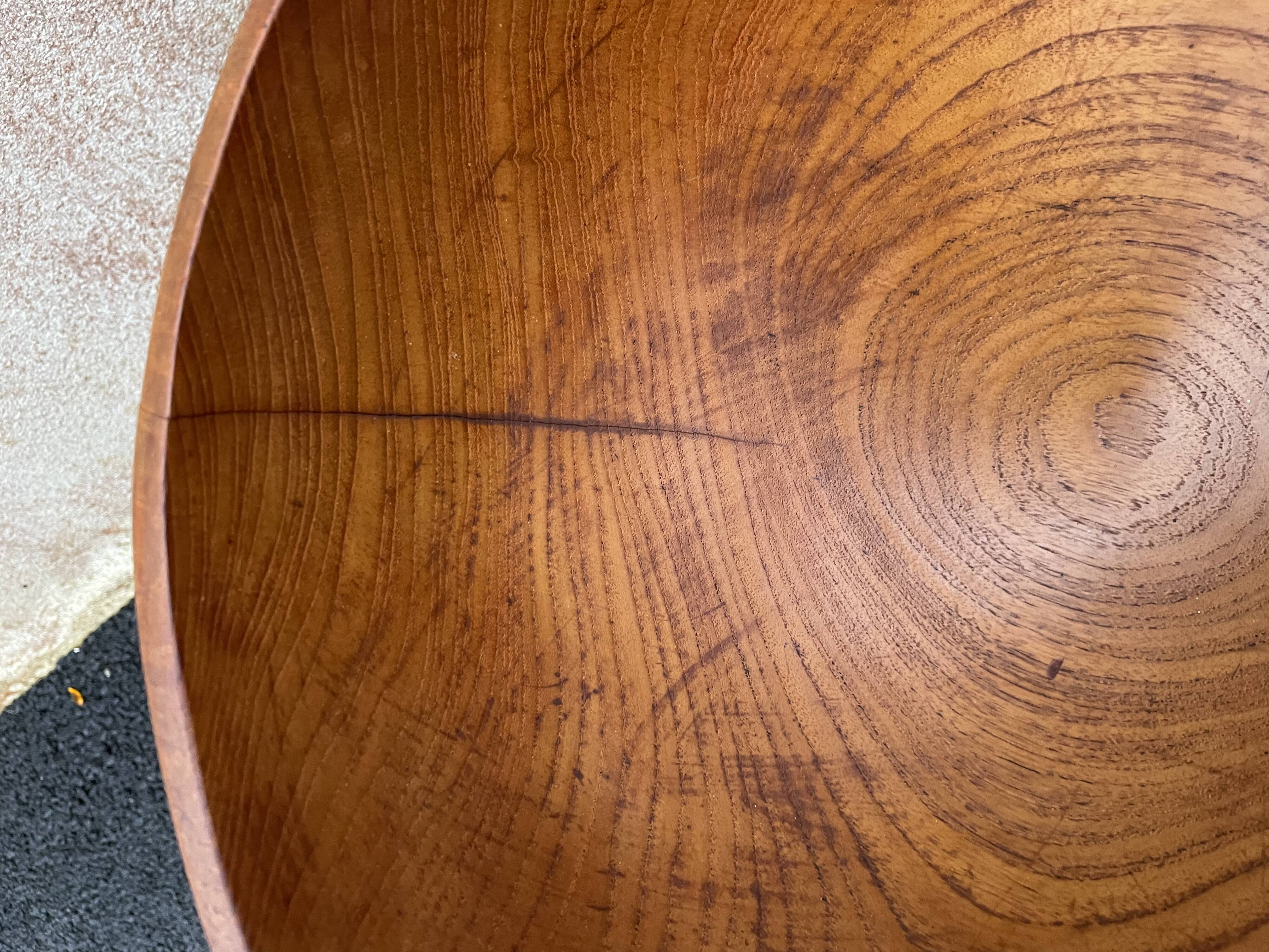 XXL teak bowl 1960