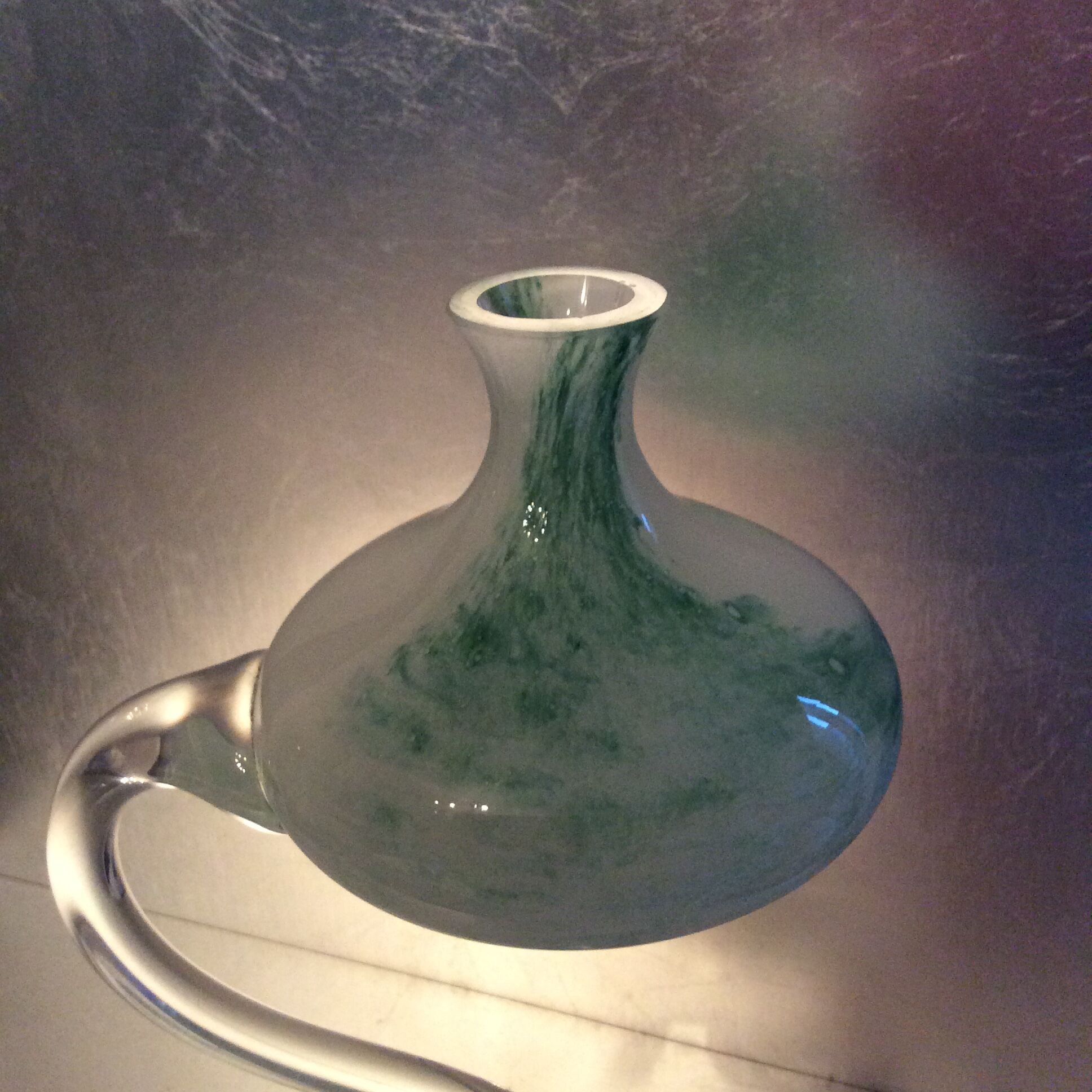 Vase en cristal Peter Kaspar des années 60-70