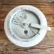 Vintage ceiling light / wall lamp in white opaline glass Choisylux 1950s-60s