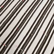 Tapis Kilim vintage rayé contemporain, 206 x 304 cm