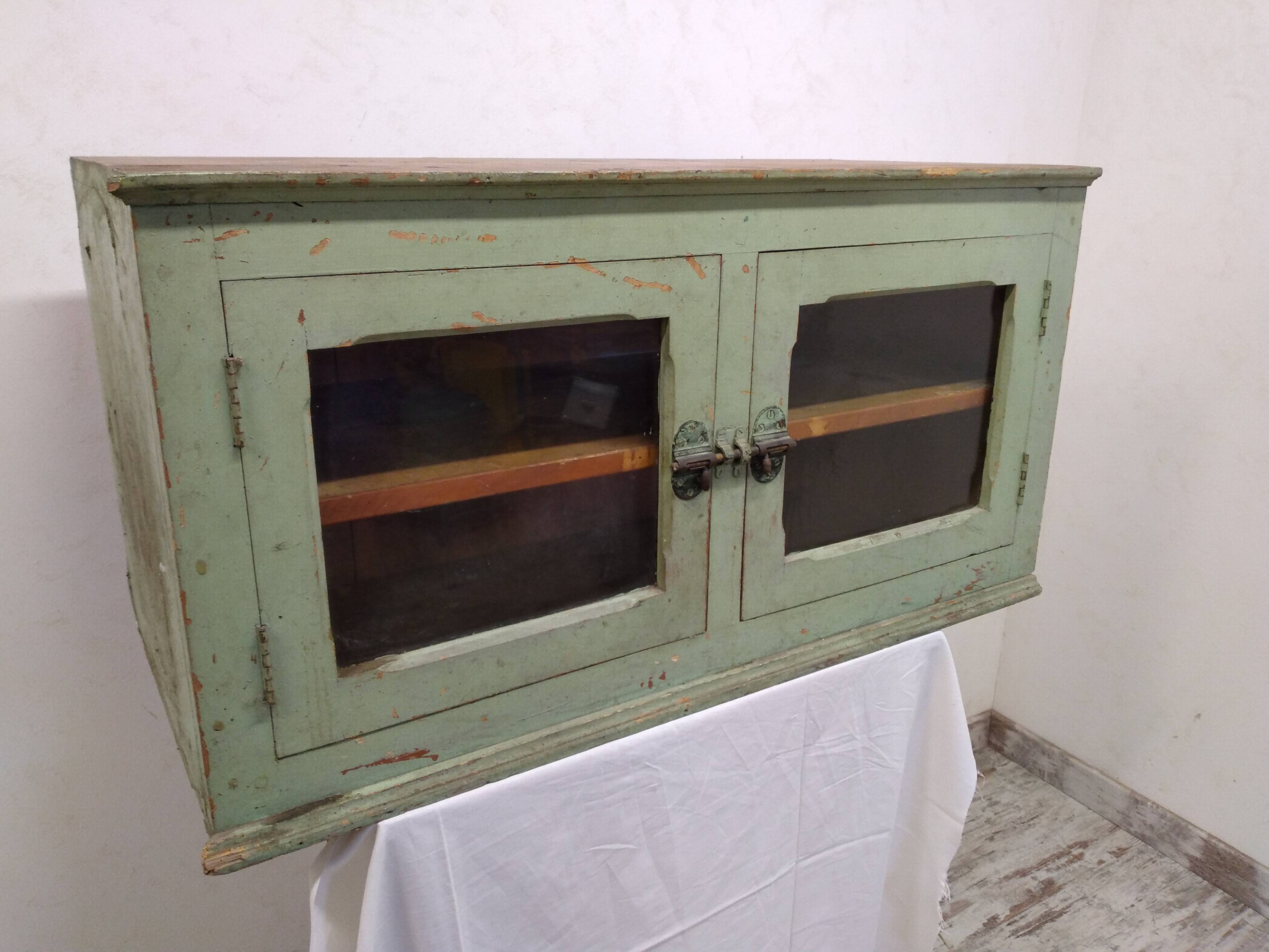 Antique glazed furniture / showcase