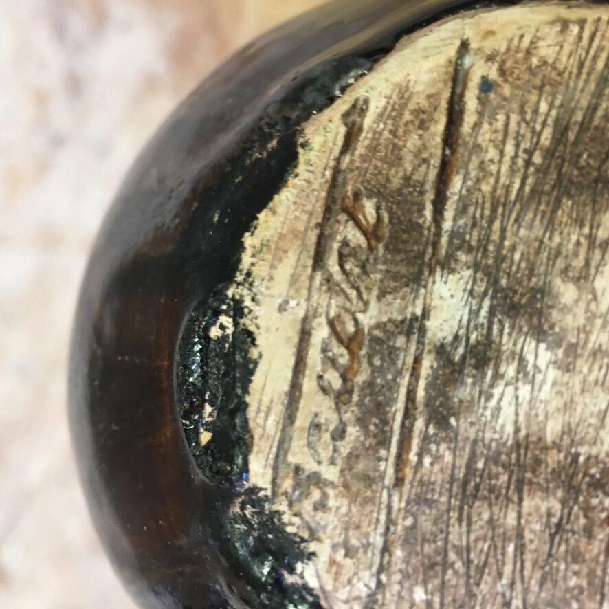 Soliflore vase signed "Baudat"