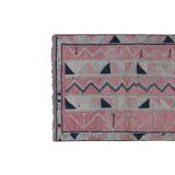 Vintage Turkish Oushak Rug Handwoven 95x300 cm