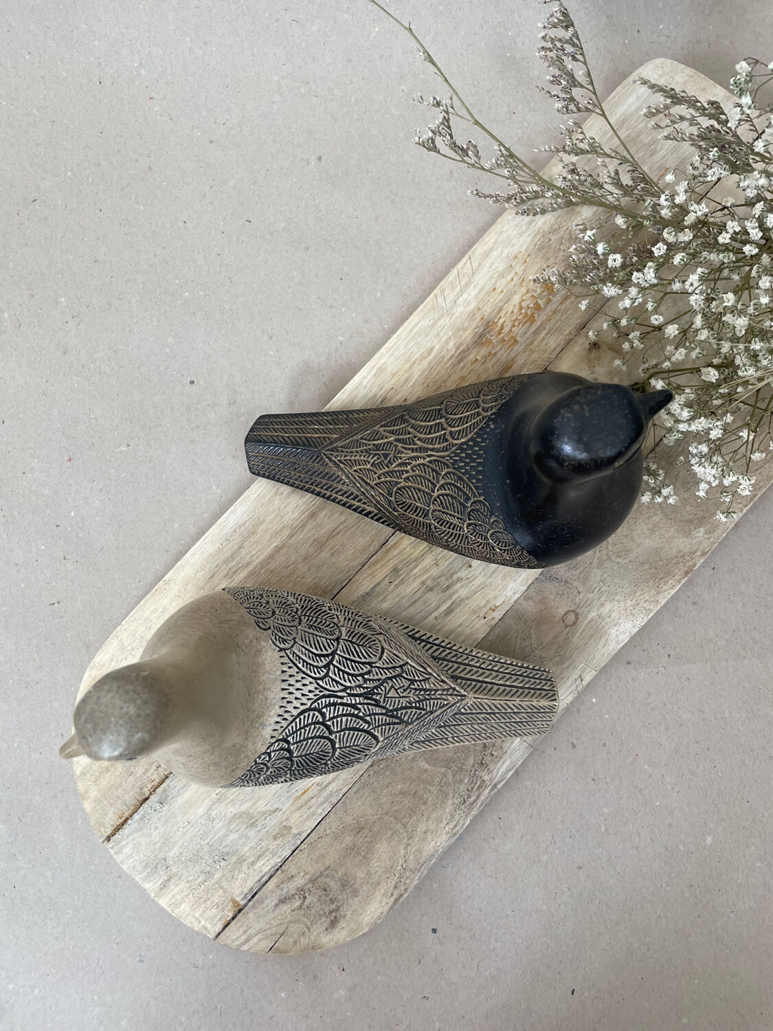 Pair of decorative birds