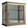 Vitrine française du début du 20e siècle grise