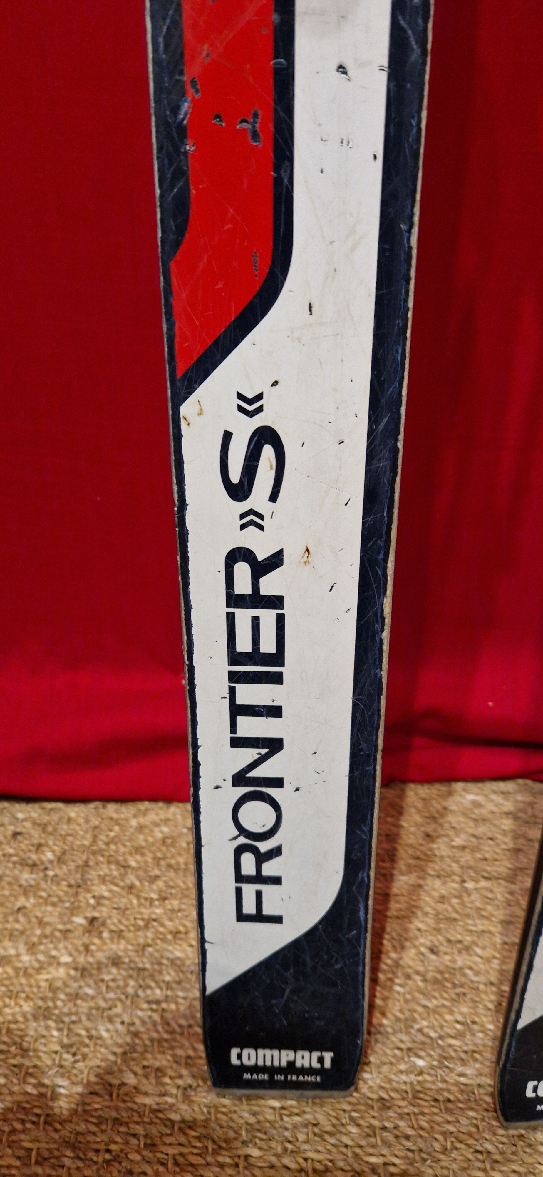 Paire de skis vintage