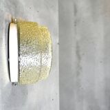 Frosted glass flush mount ceiling or wall light