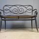 Art nouveau settee no. 2 in bent wood and cane by Thonet Brothers, Austria 1900s