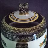 Henriot Quimper - Large pot with lid, broom and heather decoration