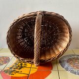 Vintage wicker basket