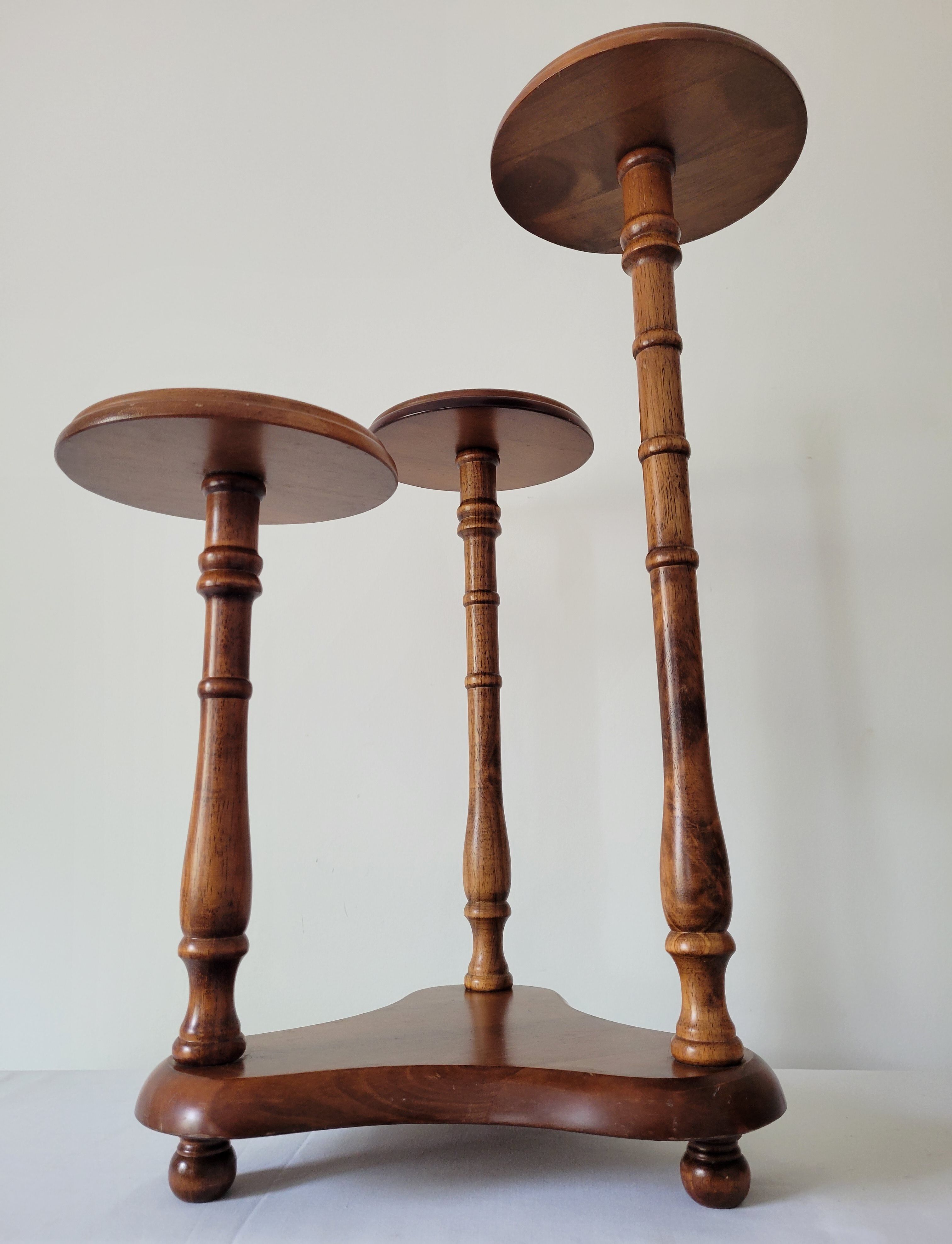 Bamboo faux plant holder