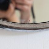 Vintage mirror in chromed metal