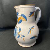 Antique earthenware pitcher from La Rochelle, 18th century