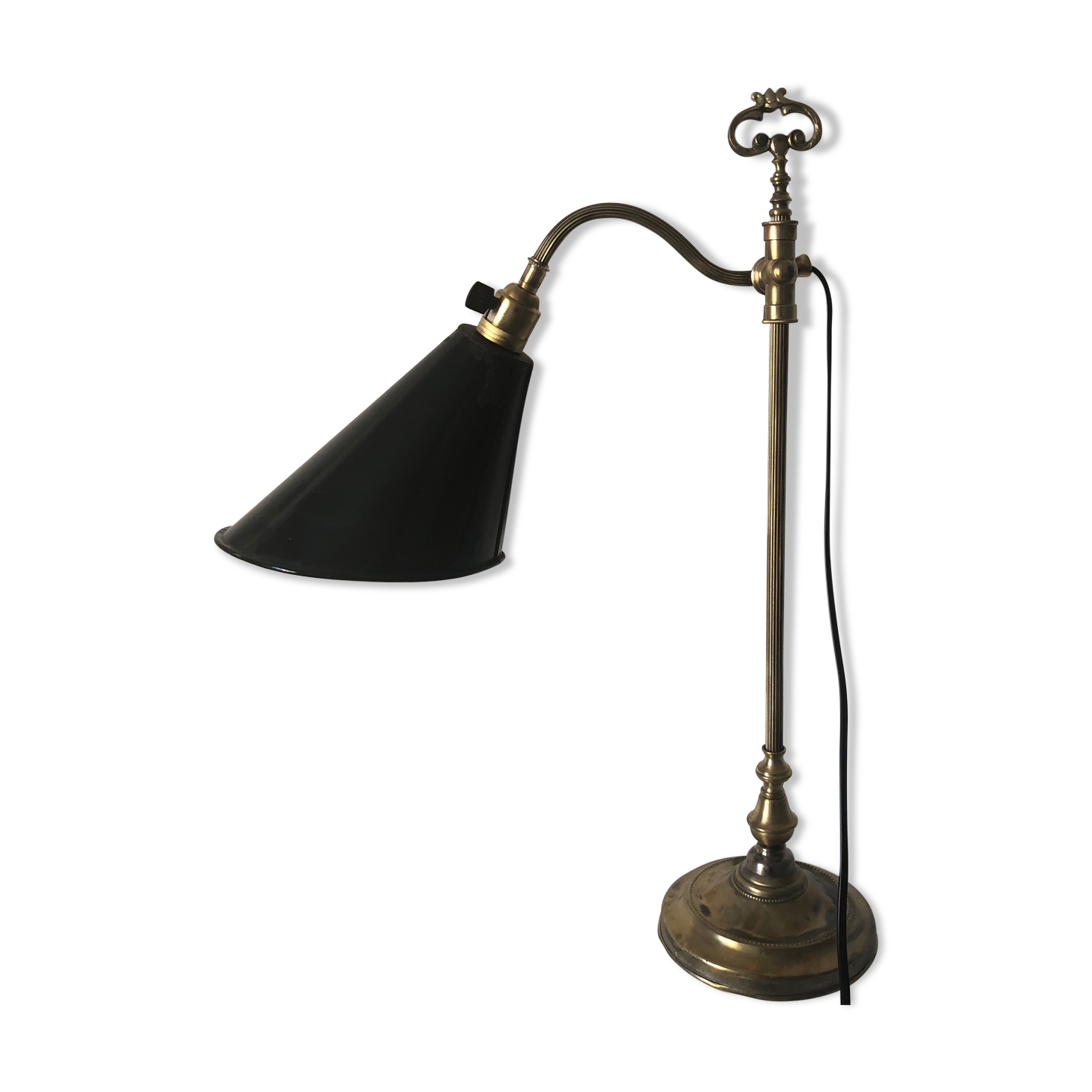 1930 brass desk lamp