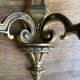 2 antique bronze wall sconces – Louis XVI style – 2 light arms