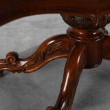 Victorian Cherrywood Oval Coffee Table, England, circa 1850