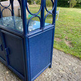 Meuble bas en rotin