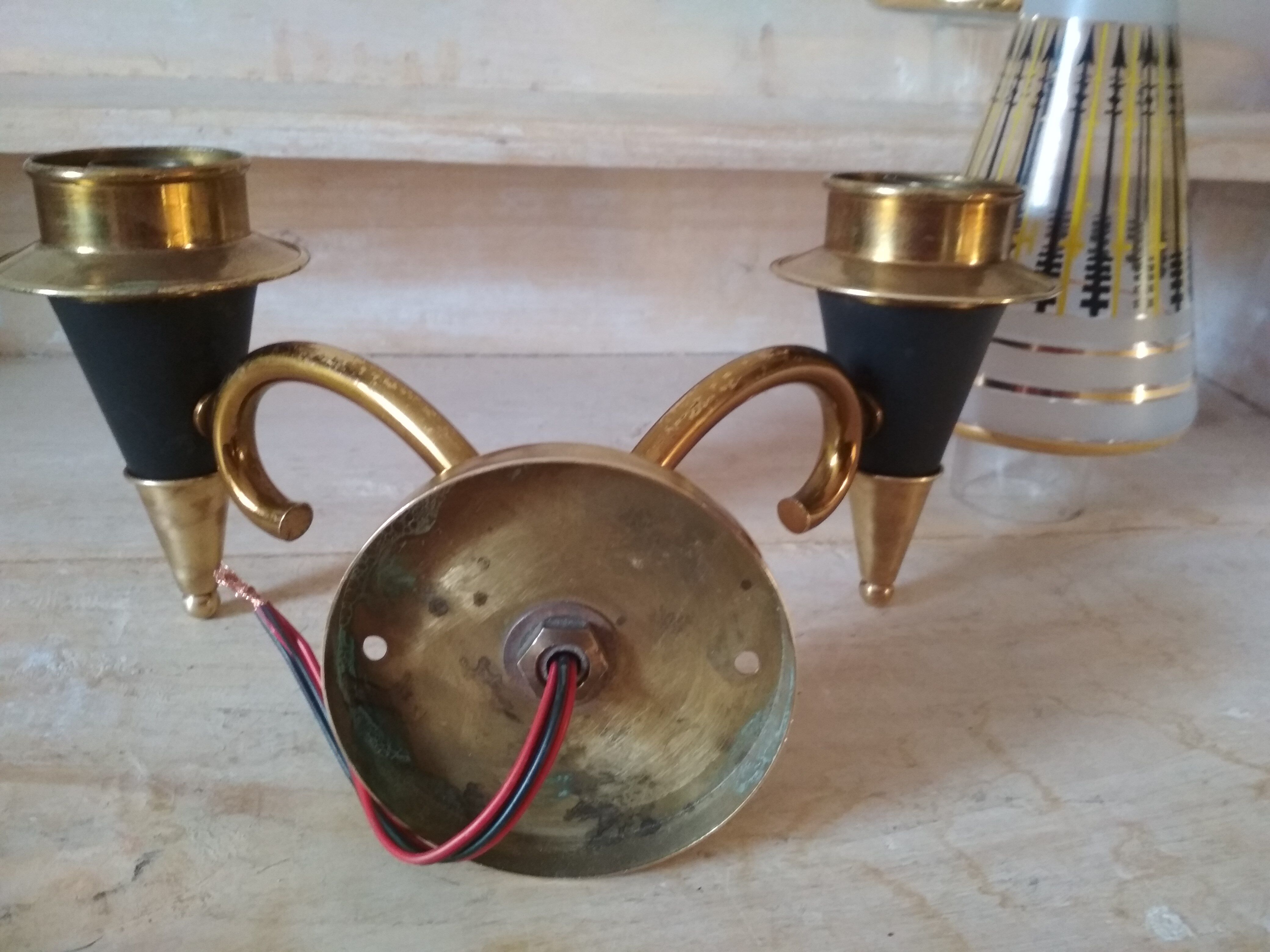 Vintage wall lamp from the 50s