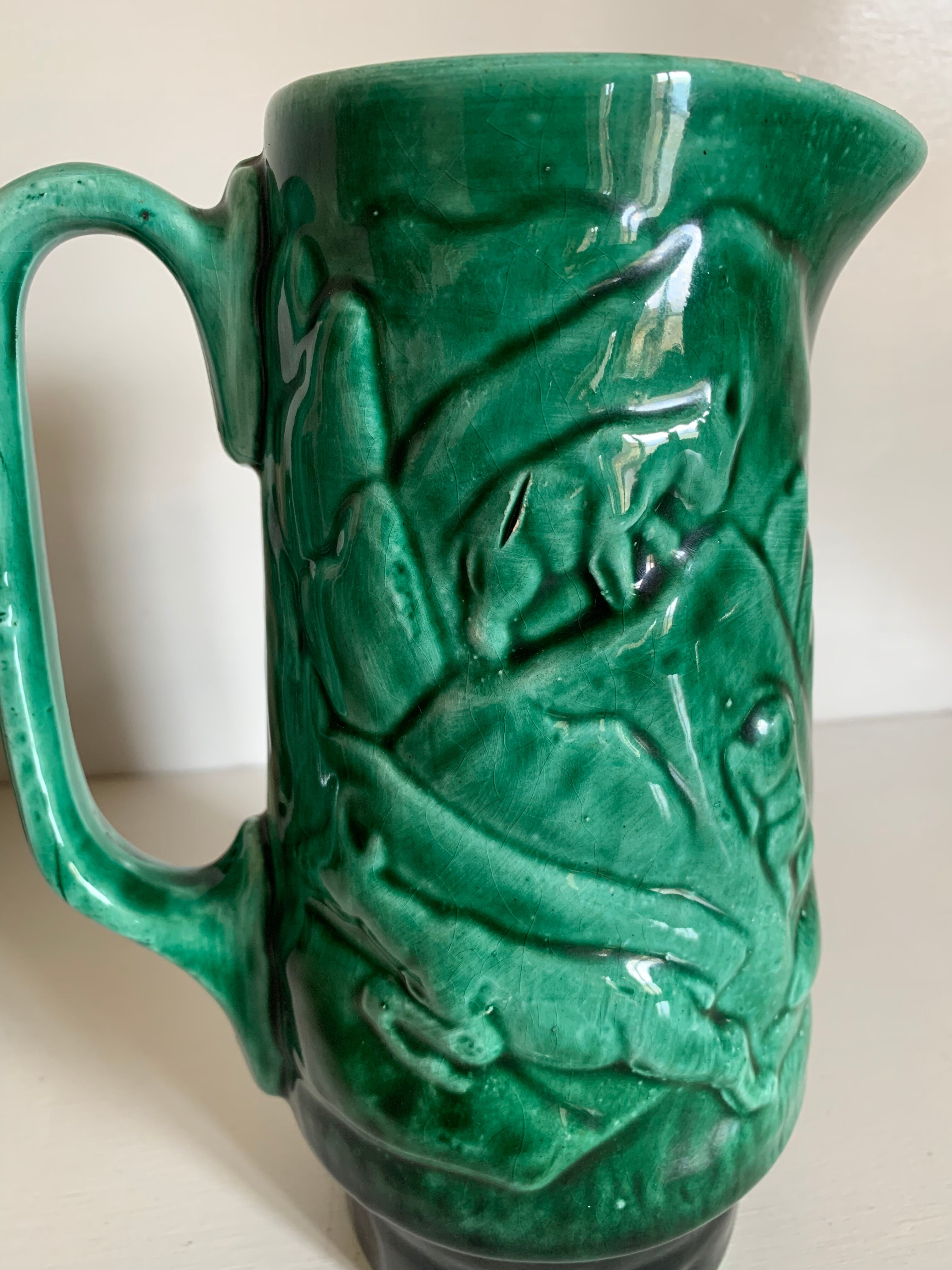 Service at orangeade art deco ceramic