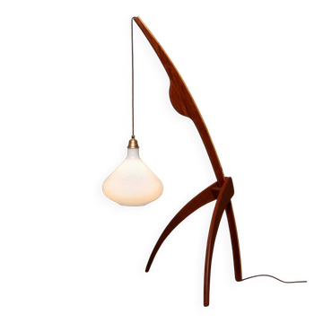 Danish mid-century praying mantis floor lamp – Rispal style
