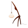 Danish mid-century praying mantis floor lamp – Rispal style