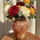 Large glass vase from Clichy
