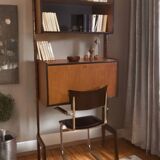 Teak secretary desk Ergo, Vintage Scandinavian 1960s