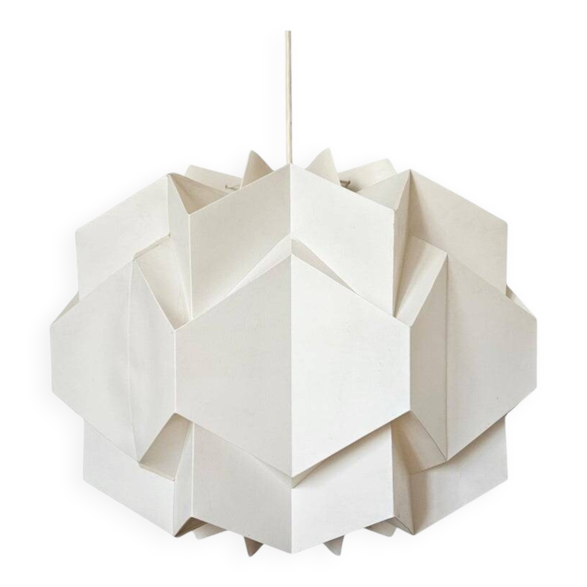 Rare large pendant from the mid-century, Le Klint style, Denmark, 1970