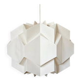 Rare large pendant from the mid-century, Le Klint style, Denmark, 1970