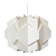 Rare large pendant from the mid-century, Le Klint style, Denmark, 1970