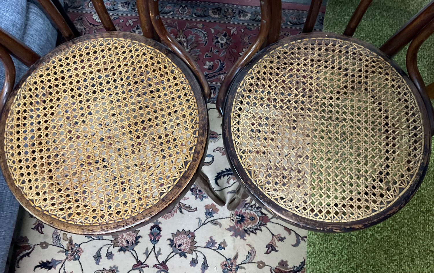 Pair of bistro chairs J&J Kohn early twentieth century
