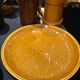 Ceramic round dish Salins 50s